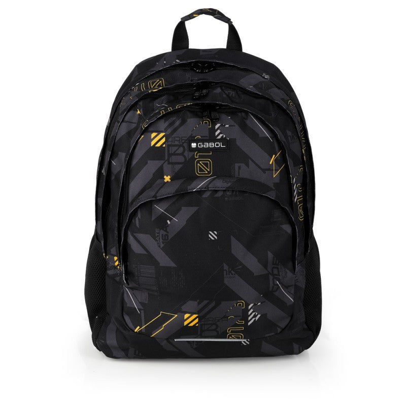Gabol, School Backpack 3 Parts Byte 32x44x18cm#238640/2026 Black.