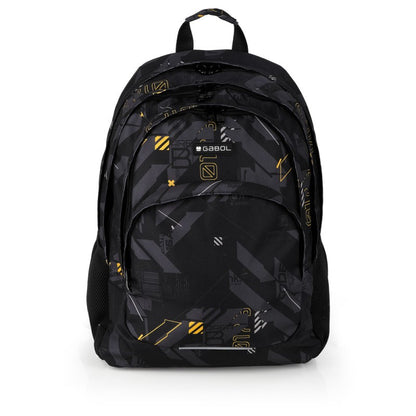 Gabol, School Backpack 3 Parts Byte 32x44x18cm#238640/2026 Black.
