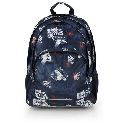 Gabol, School Backpack 3 Parts Dash 32x44x18cm#238740/2026 Navy Blue.