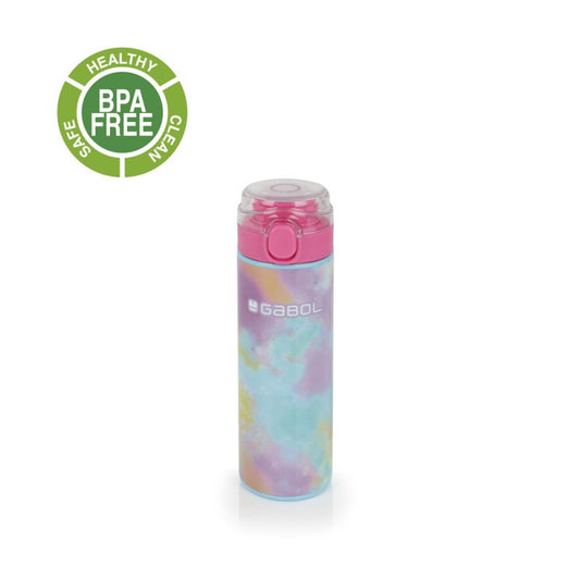 Gabol, School Stainless Steel Bottle Mystic 6.5x22.5x6.5cm 600ML#237952/2026 Sky Blue.
