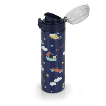 Gabol, School Stainless Steel Bottle Speedy 6.5x22.5x6.5cm 600ML#238252/2026 Navy blue
