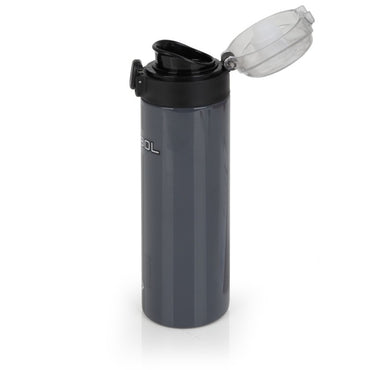 Gabol, School Stainless Steel Bottle Soul 6.5x22.5x6.5cm 600ML#238852/2026 Black-Grey.
