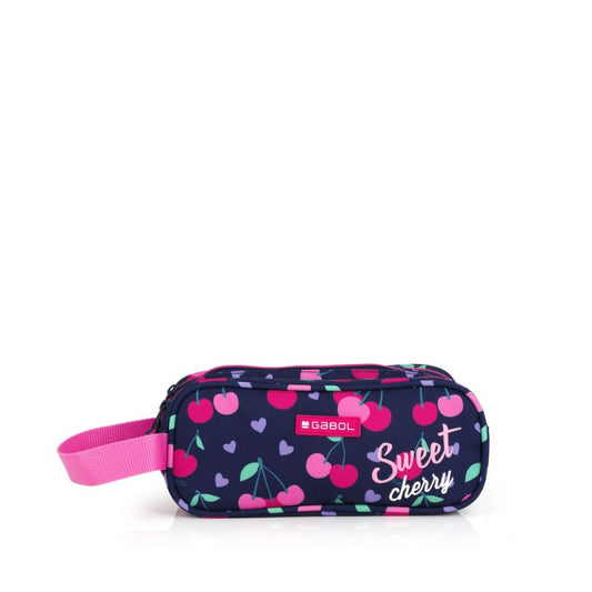 Gabol, School Pencil Case 3 Parts Sweet 22x9x9cm#237511/2026 Navy Blue.