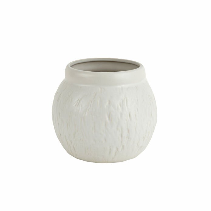 Karaca Home Russel Sculptural White Statement Vase, 300.23.01.0530
