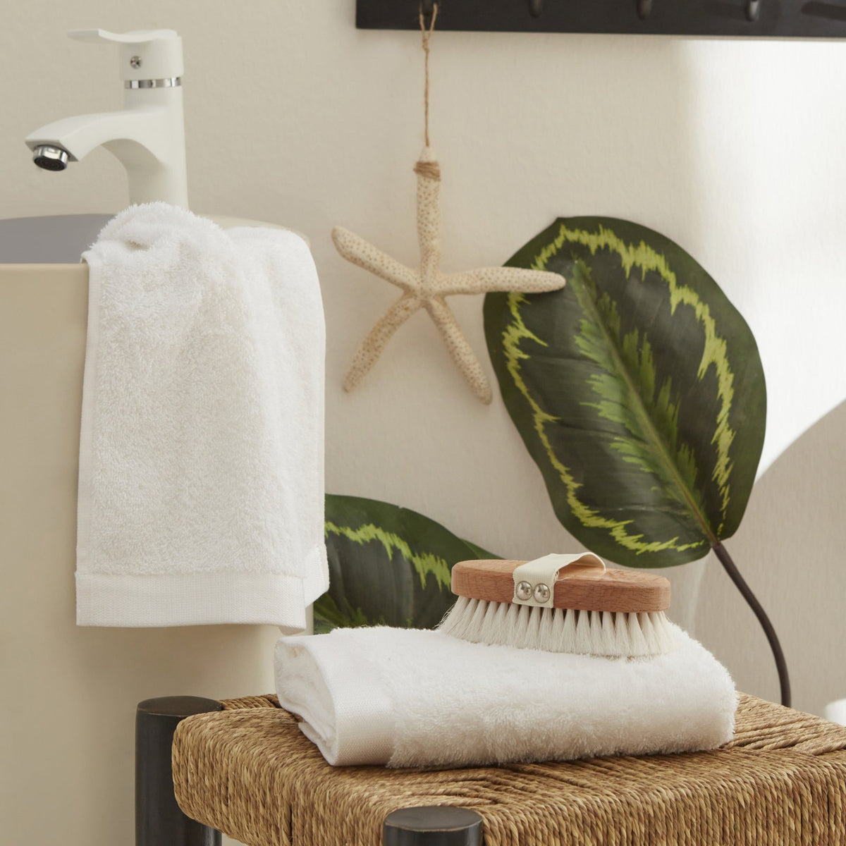 Karaca Home Paul 2-Piece Hand & Face Towel Set