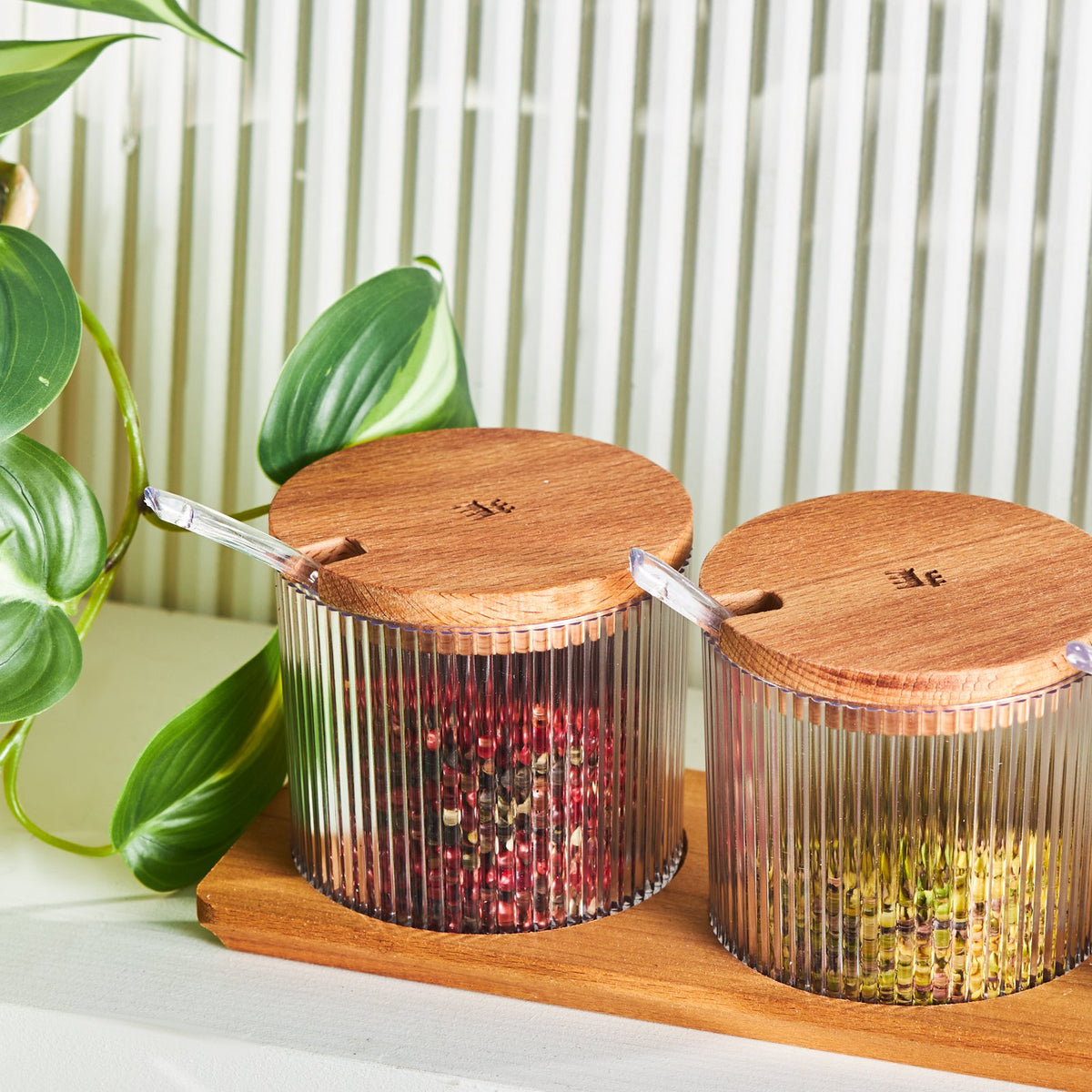 Karaca Massimo 3-Piece Transparent Spice Set, 153.09.01.0579