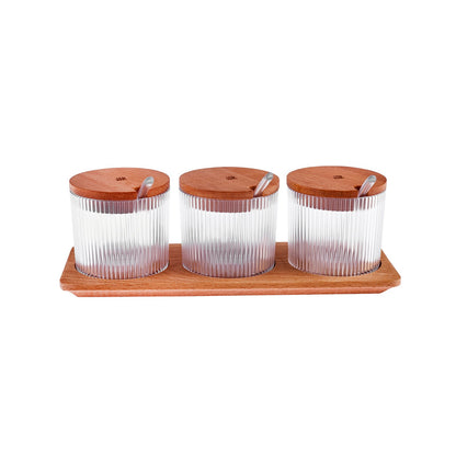 Karaca Massimo 3-Piece Transparent Spice Set, 153.09.01.0579