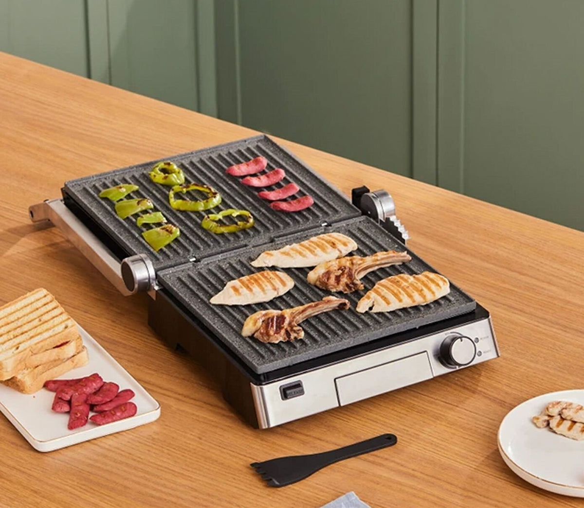 Karaca Biogranit 6-Slice Toaster & Grill - Inox, Fast Performance, 153.06.11.0448