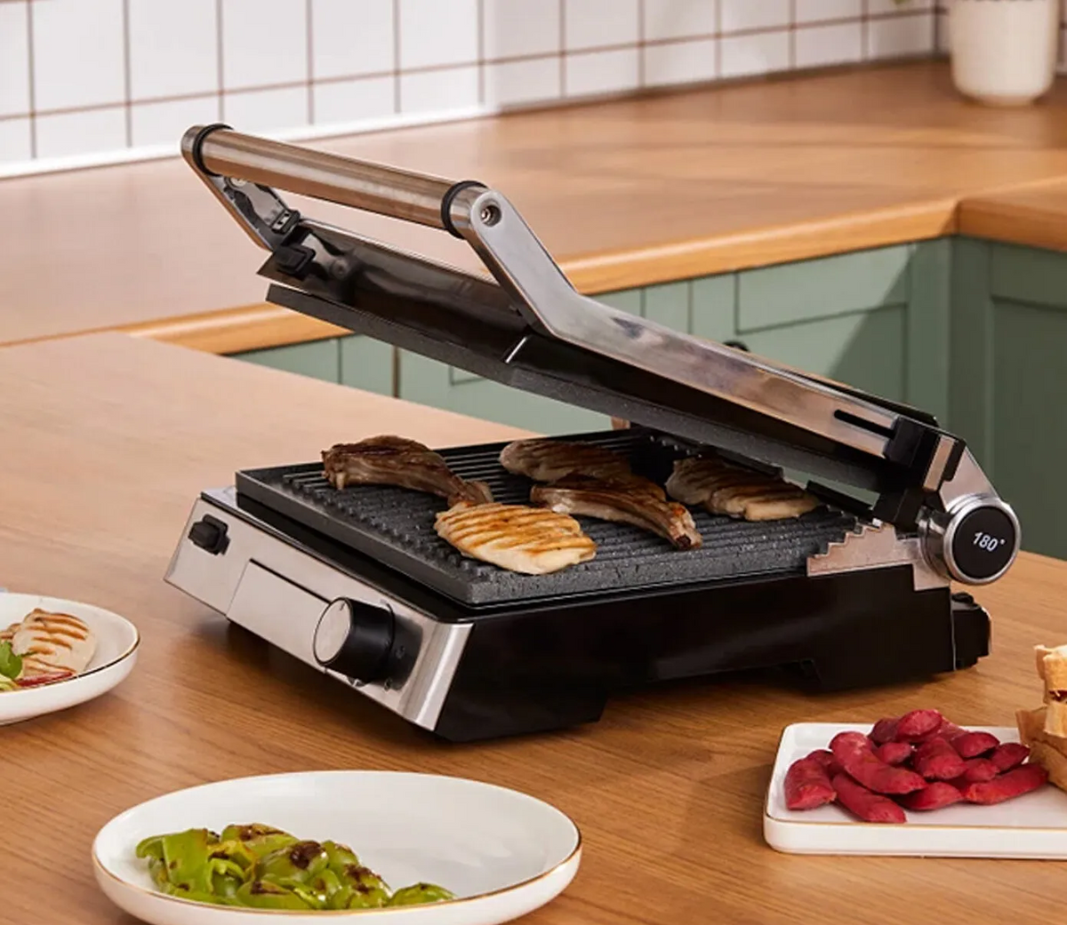 Karaca Biogranit 6-Slice Toaster & Grill - Inox, Fast Performance, 153.06.11.0448