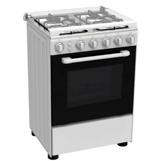 Midea 60cm Freestanding Gas Cooker [White], 24BMG4G057-W
