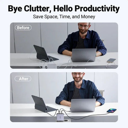 Ugreen, Nexode 140W Gan Tech 3 Ports Charger For Phone, Macbook & Laptop Ugreen Cd289 - 90549