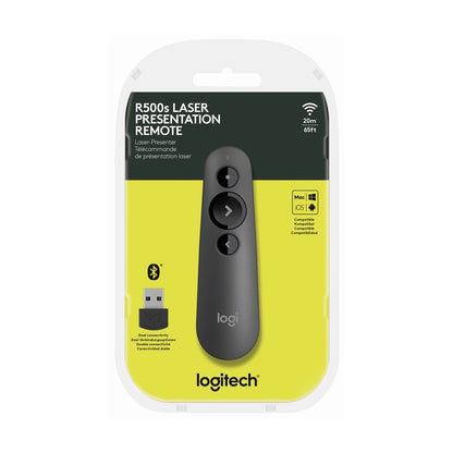 Logitech, R500S Laser Presenter Graphite, Available in Different Colors