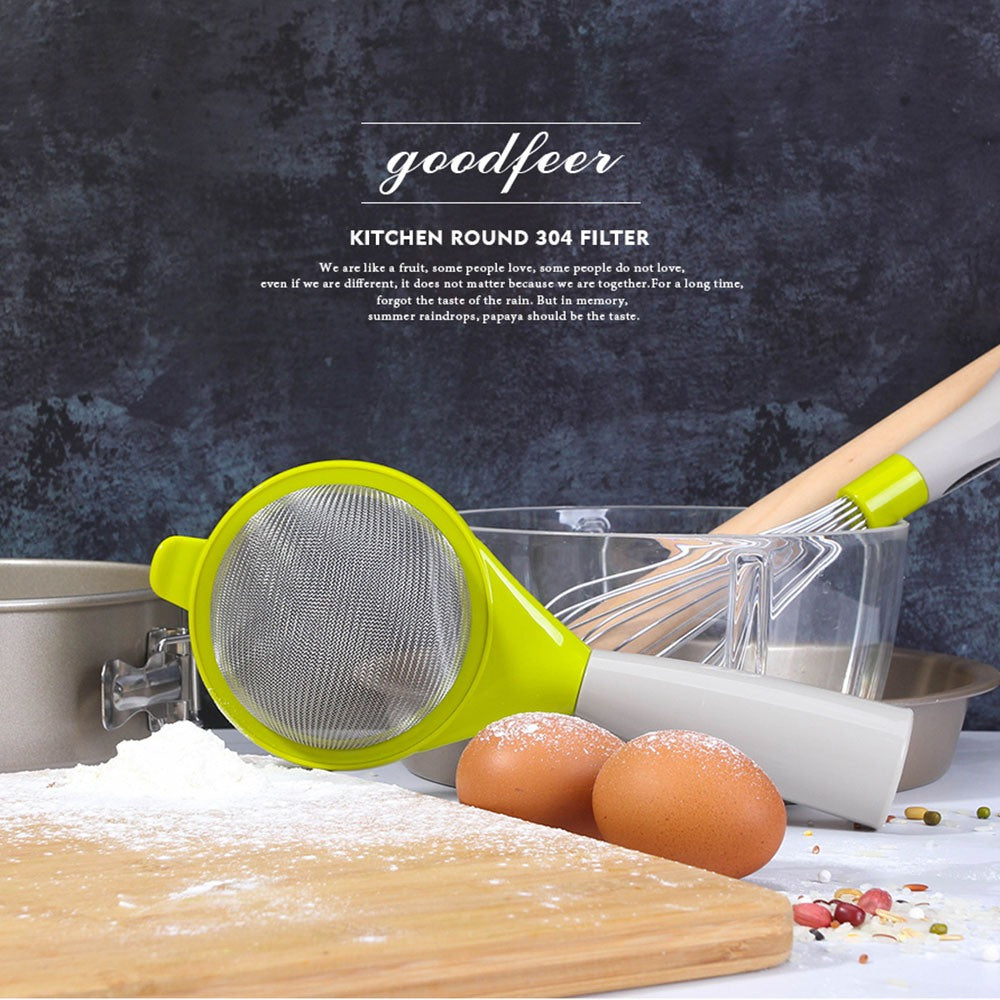 Cool Gift, GoodFeer, Kitchen Tools,  Fine Mesh Flour Sifter