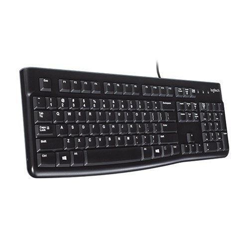 Logitech, Wired Keyboard?K120?En/Ar Black
