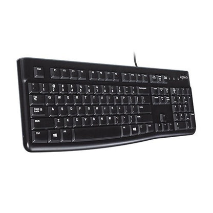 Logitech, Wired Keyboard?K120?En/Ar Black