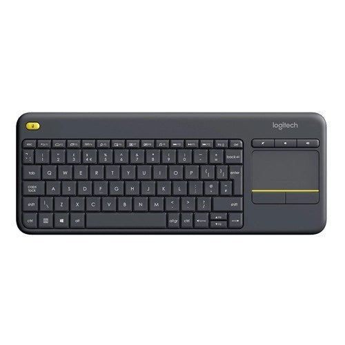 Logitech, Keyboard Wireless K400 Plus Touchpad Black Ara