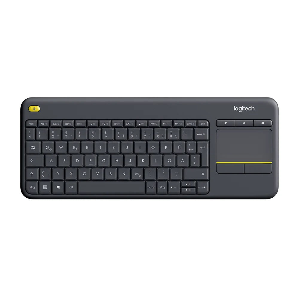 Logitech, Keyboard Wireless K400 Plus Touchpad Black Ara