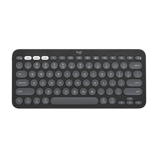 Logitech, Bluetooth Keyboard Pebble Keys 2 K380S Graphite