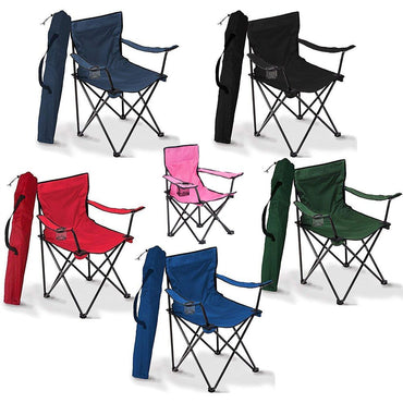 Cool Gift, Portable Foldable Camping Chair, With Carrying Bag, Available in Different Colors