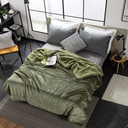 Cool Gift, 160x200 cm, Single Sherpa Throw Blanket, Available in Different Colors