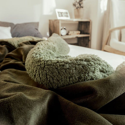 Cool Gift, 160x200 cm, Single Sherpa Throw Blanket, Available in Different Colors