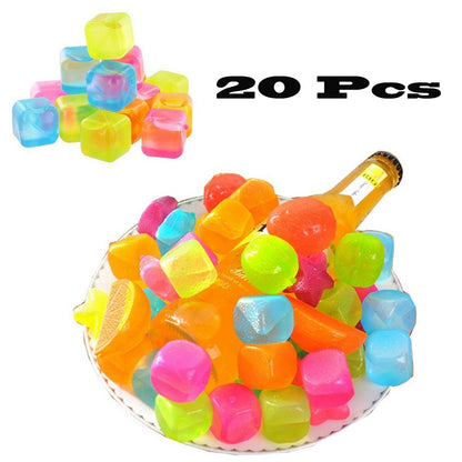 Cool Gift, 20pcs Reusable Ice Cube, Available in Different Colors
