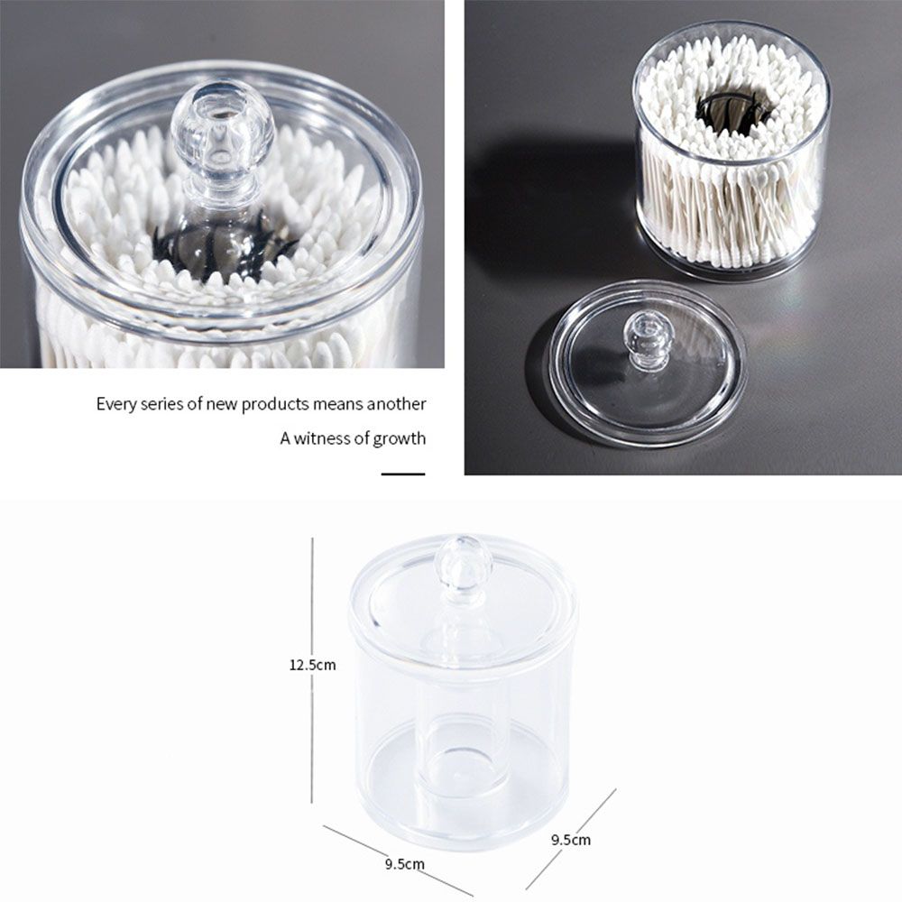 Cool Gift, Acrylic Cosmetic Organizer, Cotton Buds Round #2196