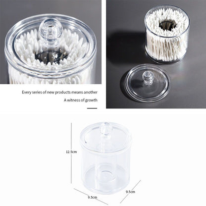 Cool Gift, Acrylic Cosmetic Organizer, Cotton Buds Round #2196