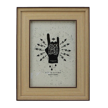 Cool Gift, Wood Picture Frame With Glass Front, Beije, Available in Different Sizes