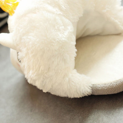 Cool Gift, Soft Cozy Unicorn Women Home Slipper - White