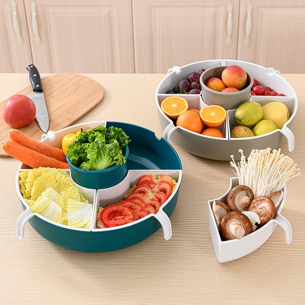 Cool Gift, Large Home Creative Rotating Hot Pot Platter, Available in Different Colors