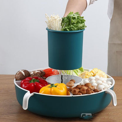 Cool Gift, Large Home Creative Rotating Hot Pot Platter, Available in Different Colors