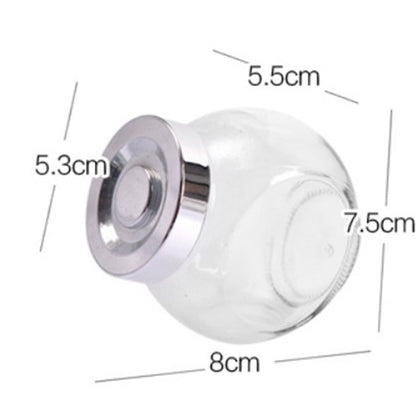 Cool Gift, Glass Jar With Silver Lid Set, Available in Different Sizes