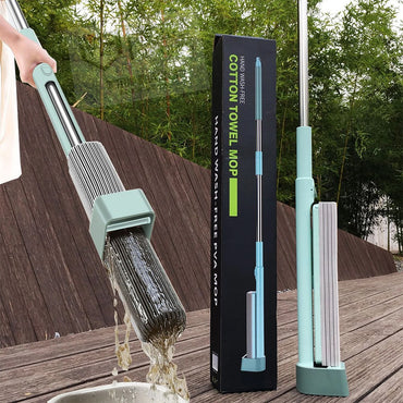 Cool Gift, Hand Wash-Free Cotton Towel Mop
