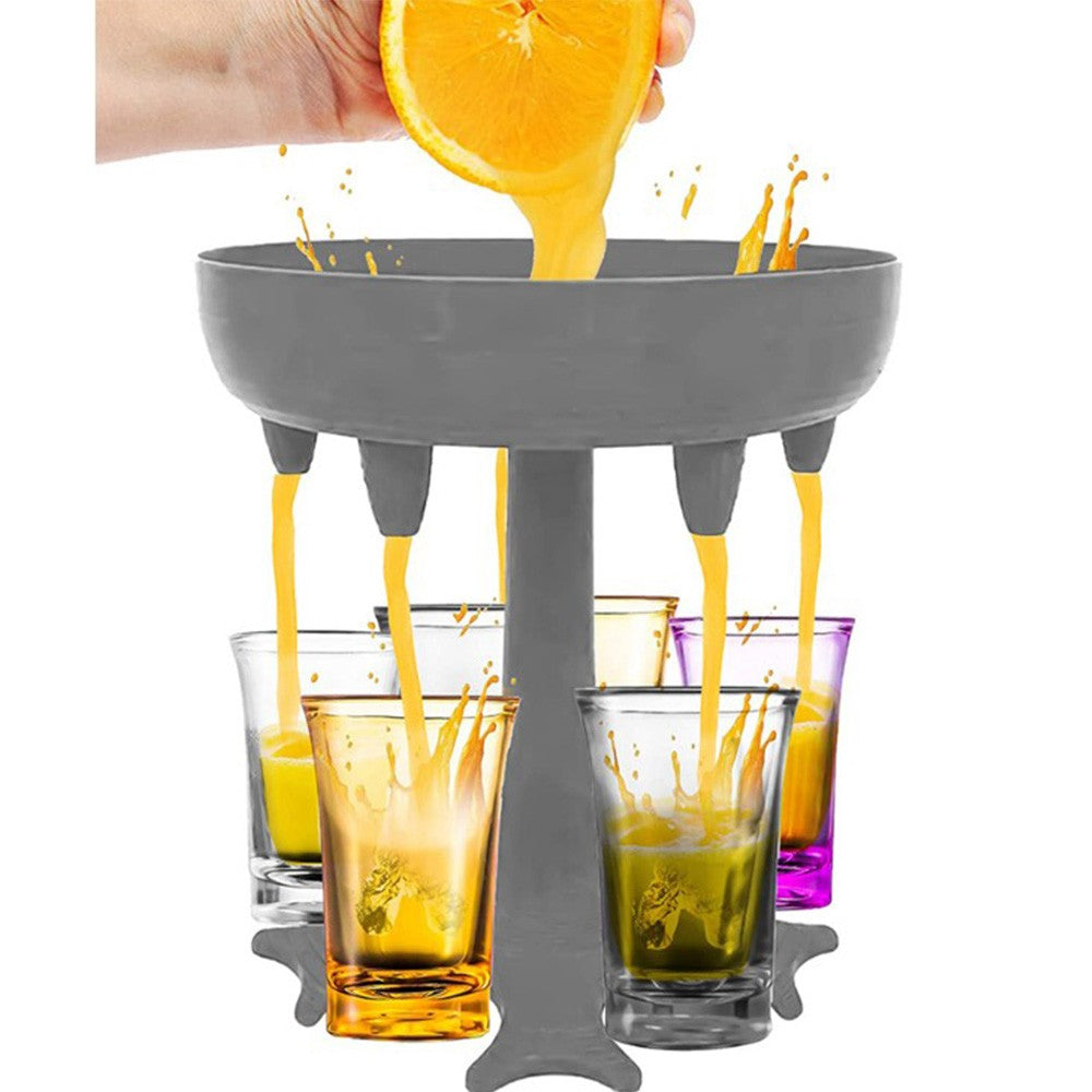 Cool Gift, 6 Shot Glass Dispenser and Holder