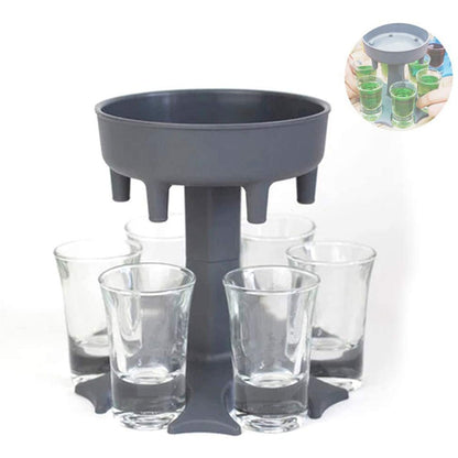 Cool Gift, 6 Shot Glass Dispenser and Holder