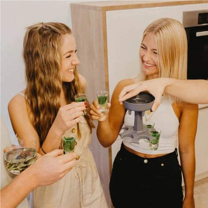Cool Gift, 6 Shot Glass Dispenser and Holder