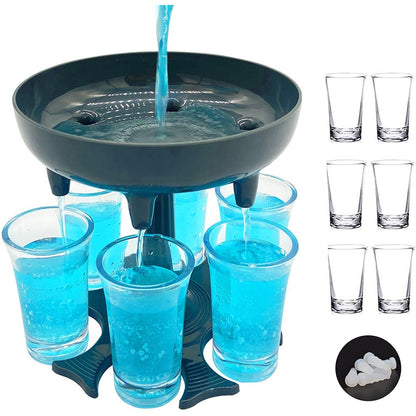Cool Gift, 6 Shot Glass Dispenser and Holder