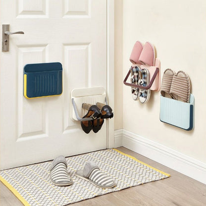 Cool Gift, Creative Wall-mounted Shoe Holder Storage Rack, Available in Different Colors