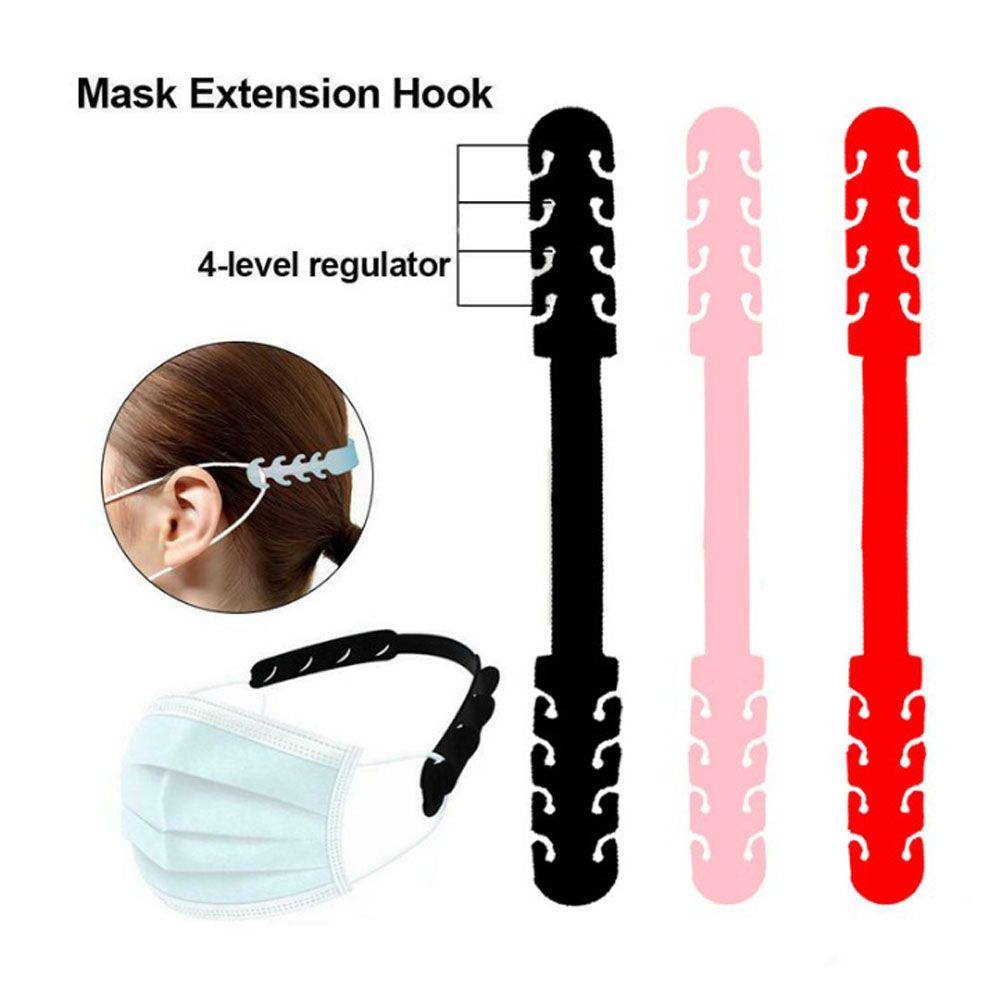 Silicon Face Mask Extension Straps for Adults (12 Pcs, Mixing Color)