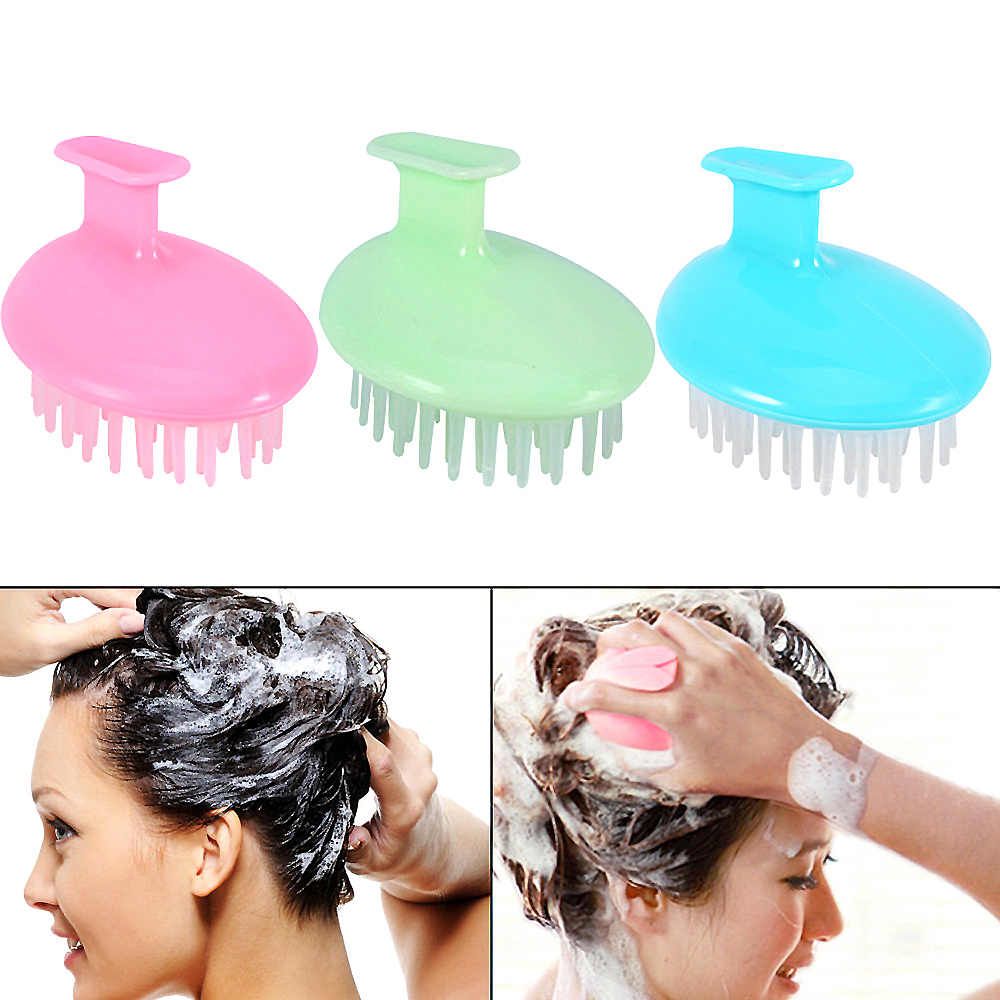 Cool Gift, Silicone Shampoo Brush Hair Scalp Massager Brush, Available in Different Colors