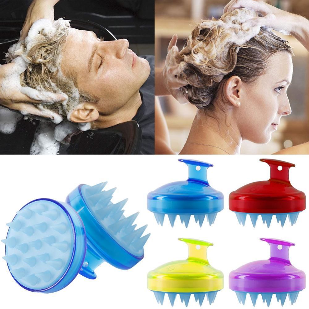 Cool Gift, Silicone Shampoo Brush Hair Scalp Massager Brush, Available in Different Colors