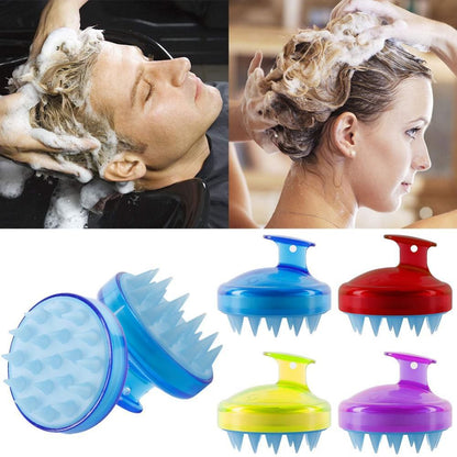 Cool Gift, Silicone Shampoo Brush Hair Scalp Massager Brush, Available in Different Colors
