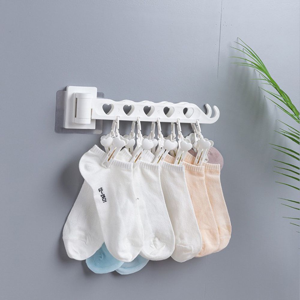 Cool Gift, Multi-Function Clothes Hanger Socks Clip, Available In Different Colors