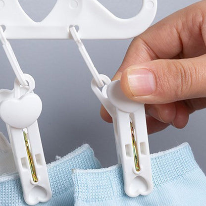 Cool Gift, Multi-Function Clothes Hanger Socks Clip, Available In Different Colors
