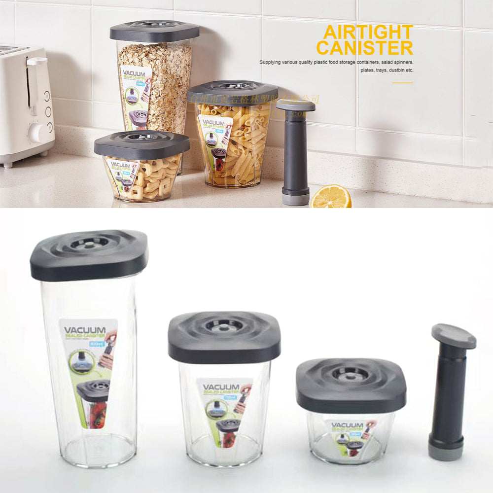 Cool Gift, 3 PCS Food Storage Container with Vacuum Sealed Set