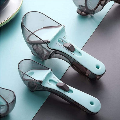 Cool Gift, Adjustable Measuring Cups And Spoons Set (2 Pieces)