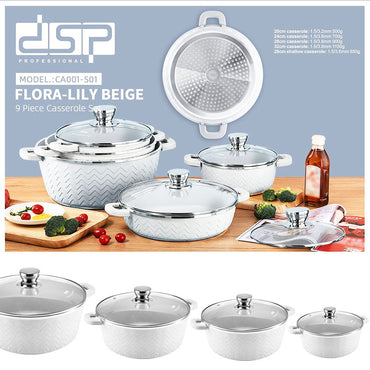 DSP, Cookware Set Of 9 pcs, CA001-S01