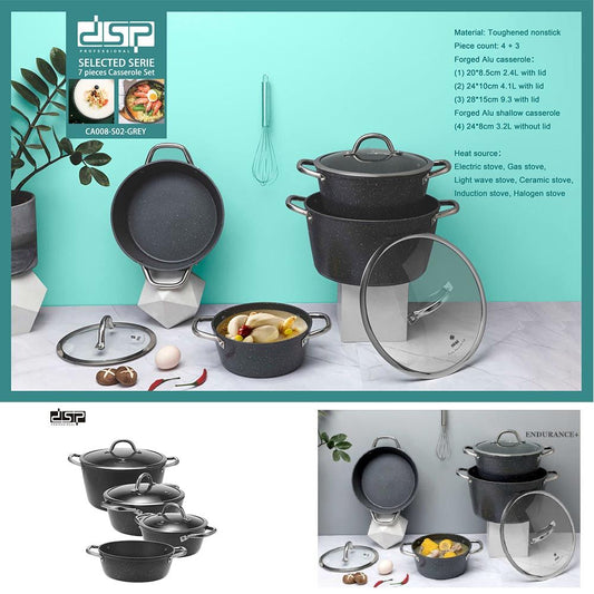 DSP, Cookware set of 7 Pcs, CA008-S02