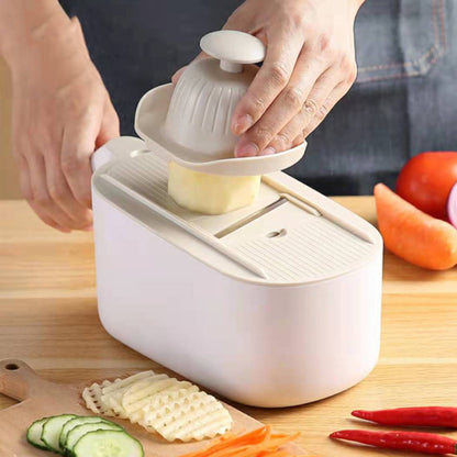 Cool Gift, Multi-functionalVegetable Cutter 6 Blades